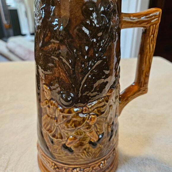 Beer Stein - Handmade - Colonial People Marching - Picture 3 of 7